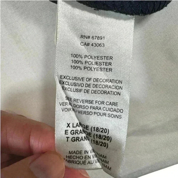 NFL Houston Texans #4 Watson Jersey Shirt Youth Boys XL 18/20 Navy V-Neck - Picture 12 of 13